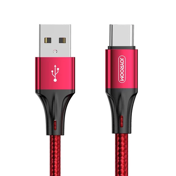 Joyroom S-1030t USB to Type-C Metal Kopmaz Hızlı Şarj Kablosu 3A - Resim 2