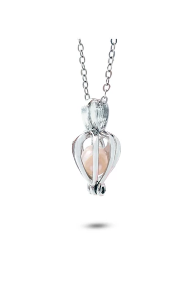 İstiridye İçinden Çıkan Gerçek İnci Kolye Set Sevgiliye Şık Hediye - 8