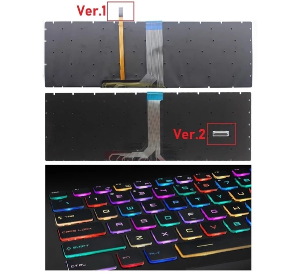MSI GP73 8RE-601TR Klavye V2 Işıklı (RGB)