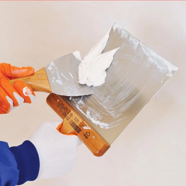 Dekor 544 Ahşap Saplı Kısa Macun Küreği Yay Çeliği 20 cm - 3