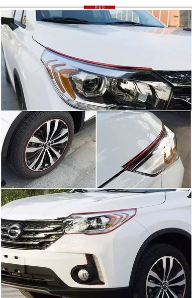 Araç Araba Oto Jant Fitili Metal Görünümlü Lastik Jant Trim Bandı Jant Şeriti 8 Metre - 7