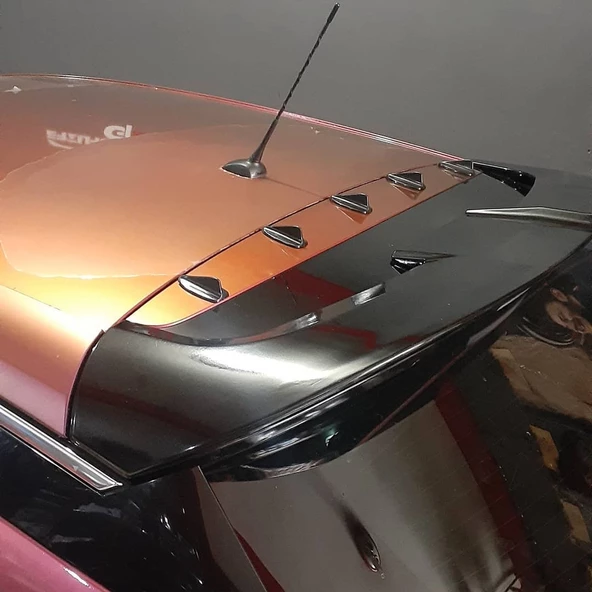 5 li Mini Shark Balina Anten Seti Balık Sırtı Süs Anten - 4