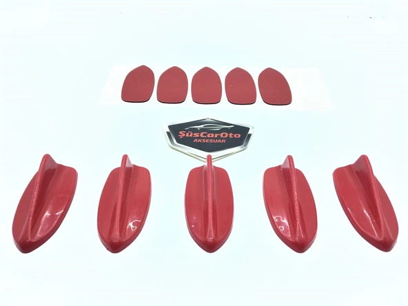 5 li Mini Shark Balina Anten Seti Balık Sırtı Süs Anten - 11