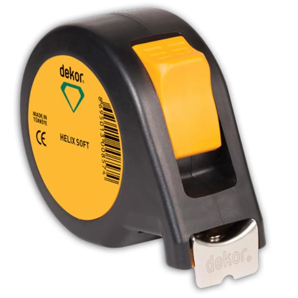 Dekor 858 Helix Soft Şerit Metre Uzunluk Ölçme 8 m x 25 mm - 3
