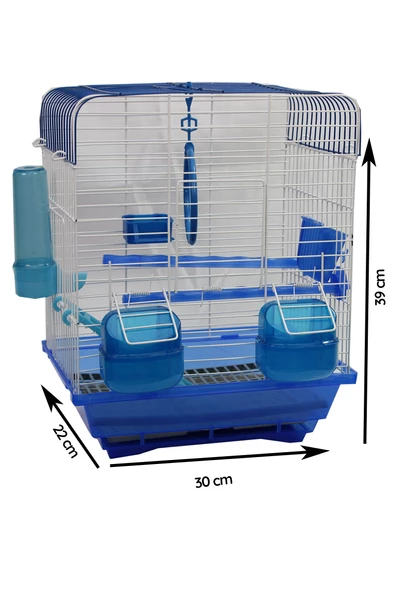 Muhabbet Kuşu Kafesi Çift Kapılı Kafes Kanarya Kafesi Hint Bülbül Kafesi Kuş kafesi w5 - 2