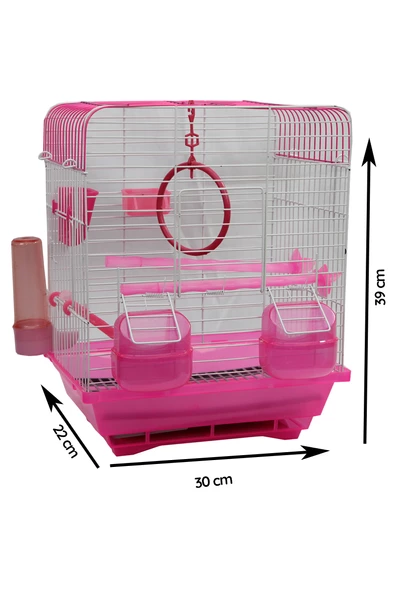 Muhabbet Kuşu Kafesi Çift Kapılı Kafes Kanarya Kafesi Hint Bülbül Kafesi Kuş kafesi w5 - 3