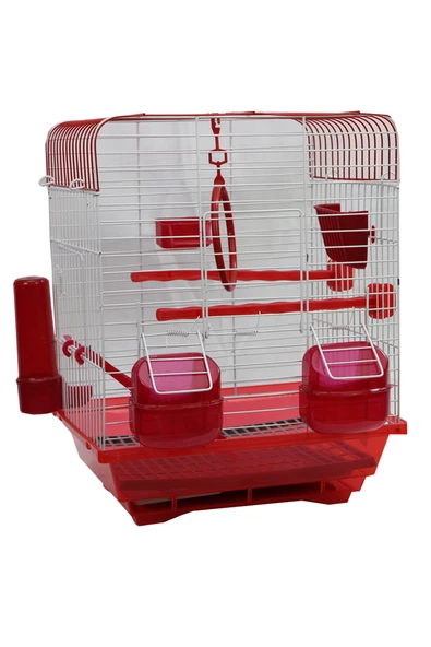 Muhabbet Kuşu Kafesi Çift Kapılı Kafes Kanarya Kafesi Hint Bülbül Kafesi Kuş kafesi w5 - 5