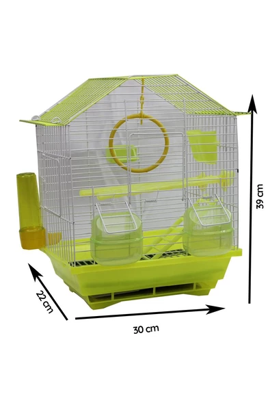 Muhabbet Kuşu Kafesi Çift Kapılı Kafes Kanarya Kafesi Hint Bülbül Kafesi Kuş kafesi w5