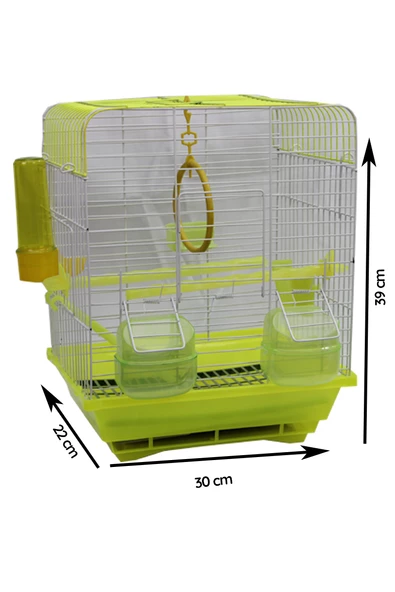 Muhabbet Kuşu Kafesi Çift Kapılı Kafes Kanarya Kafesi Hint Bülbül Kafesi Kuş kafesi w5 - 4