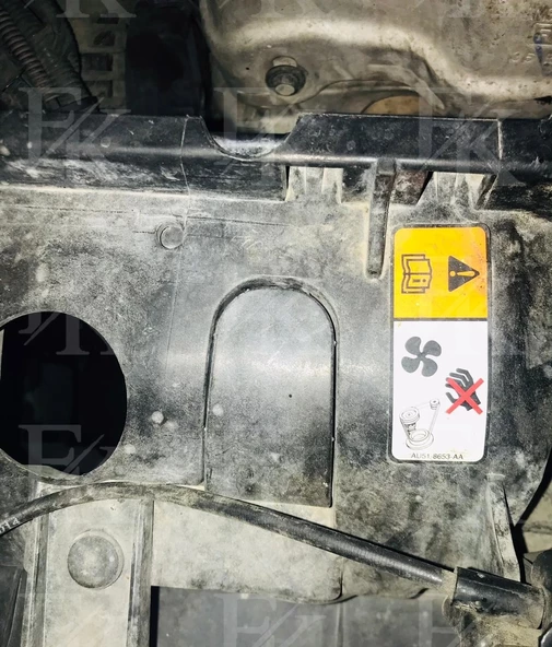 Ford Courier Radyatör Panel Üst Plastiği Takım 2 Adet 2014-2023 - 7