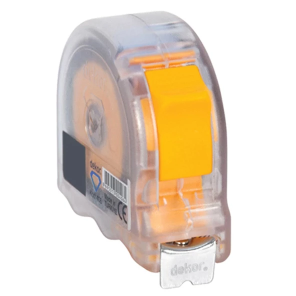 Dekor 409 Şerit Metre 8 m x 25 mm Şeffaf - Resim 2