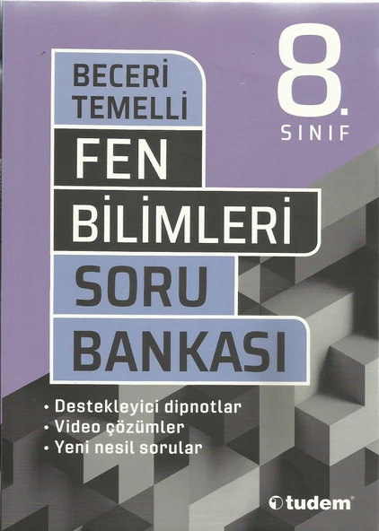 TUDEM 8.SINIF FEN BİLİMLERİ BECERİ TEMELLİ SORU BANKASI