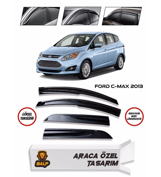 Ford C-Max Cam Rüzgarlığı 4lü 2013 ve Üzeri