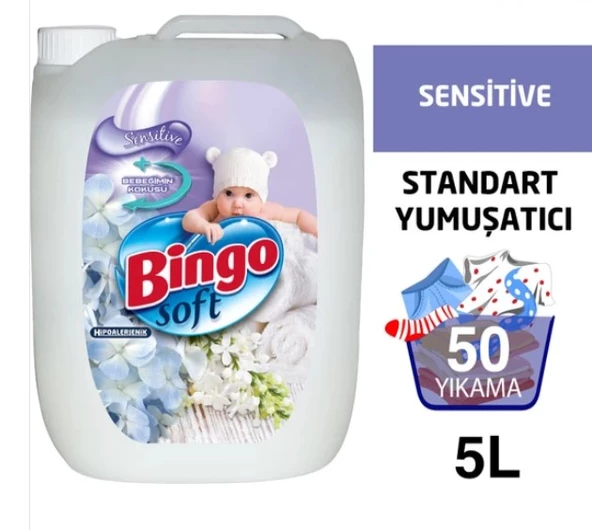 Bingo Soft Sensitive Yumuşatıcı 5 lt