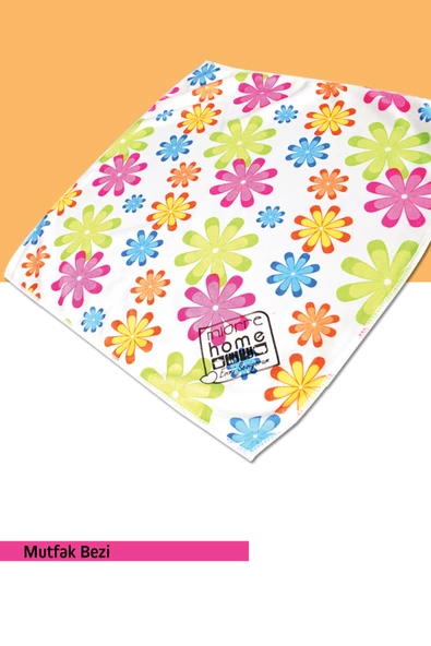 Miorre Mikrofiber Nanosilver Çiçek Desenli Mutfak Temizlik Bezi - 2