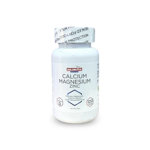 Goldevita Nutrition Calcium Magnesium Zinc Vitamin D 120 Tablet