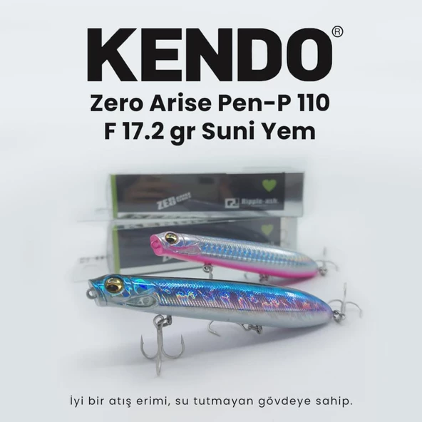 Kendo Zero Arise Pen-P 110 F 17.2g Suni Yem Floating Maket Balık - 6