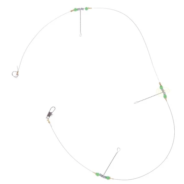 TAMSET Çelik Telli 3 Köstekli Boncuklu Hazır Olta Takımı - 3