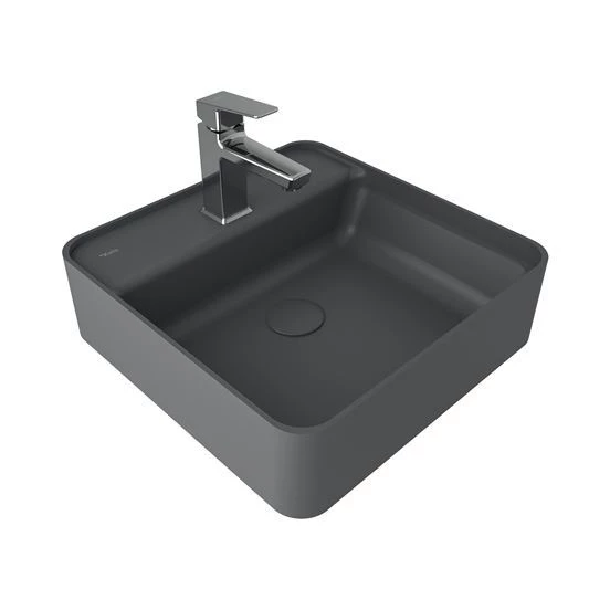 Smartedge 45*45 Kare Lavabo Mat Antrasit Gri