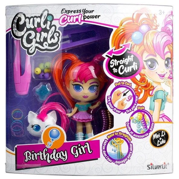 Silverlit Curli Girls Bebek ve Hayvan 2'li Set - Mei Li ve Lulu - 3