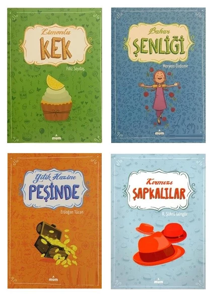 Mum İlk Romanlarım Serisi 4 Kitap (2. 3. ve 4. Sınıf)