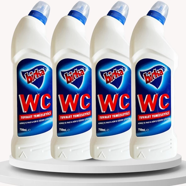 Birka WC Tuvalet Temizleyici 750 ml. X 4 Adet