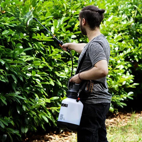 WORX WG829E 20Volt 2.0Ah. Li-ion 5Lt. Omuz Askılı Basınçlı İlaçlama ve Dezenfektan Pompası - 11