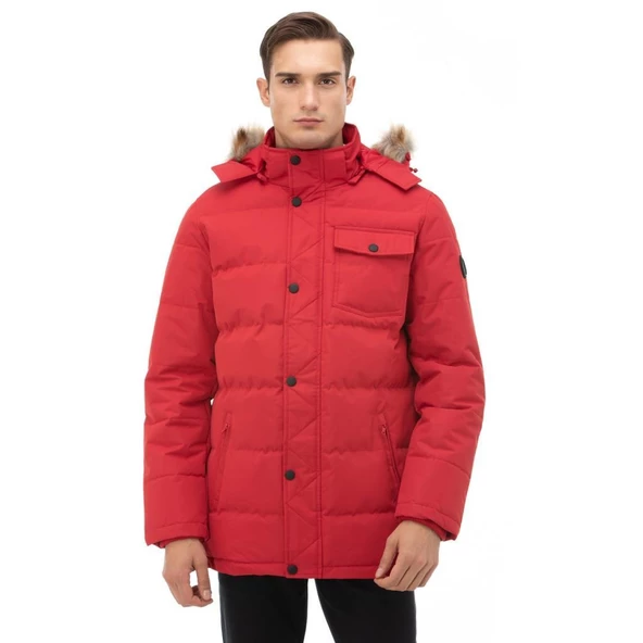 Nautica Erkek Kırmızı Su Geçirmez Mont ürün görseli