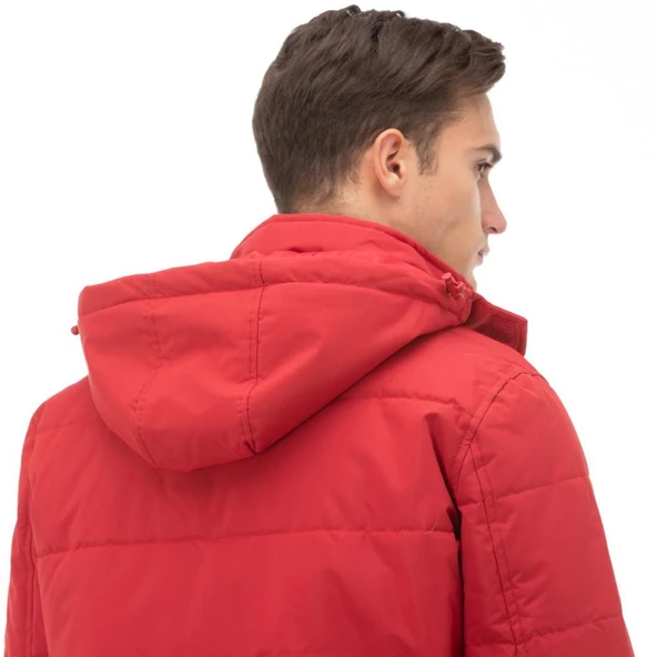 Nautica Erkek Kırmızı Su Geçirmez Mont - Resim 4