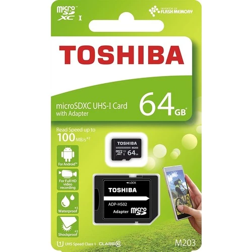 OUTLET Toshiba 64Gb 100Mb/Sn Microsdxc™ Uhs-1 Class10 Excerıa Thn-M203K0640Ea - 2