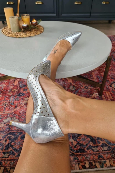 036 660 Topukla Kadın Kapalı Topuklu Abiye Ayakkabı - 10