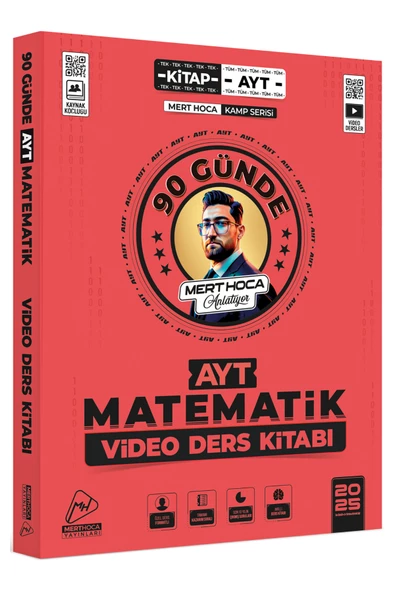 2025 90 Günde AYT Matematik Kampı Video Ders Kitabı Mert Hoca