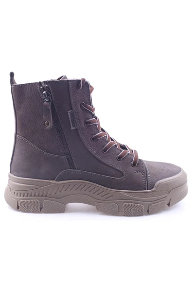 Voyager 8893 Hakiki Nubuk Deri Günlük Unisex Bot - 4