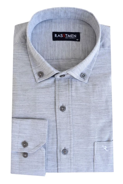 Erkek Kılasik Uzun Kol Gömlek BGL-ST02201 - Resim 5