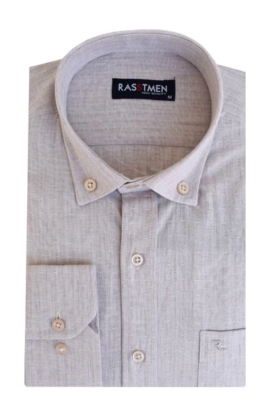 Erkek Kılasik Armürlü Uzun Kol Gömlek BGL-ST02202 - Resim 2