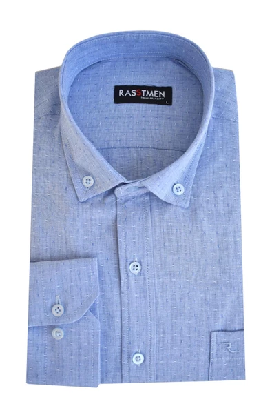 Erkek Kılasik Armürlü Uzun Kol Gömlek BGL-ST02202 ürün görseli