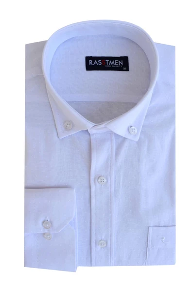 Erkek Kılasik Armürlü Uzun Kol Gömlek BGL-ST02202 - Resim 4