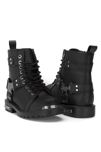 Albishoes Kauçuk Soğuk Geçirmez Fermuarlı Motorcu Kışlık Erkek Postal Bot - 2
