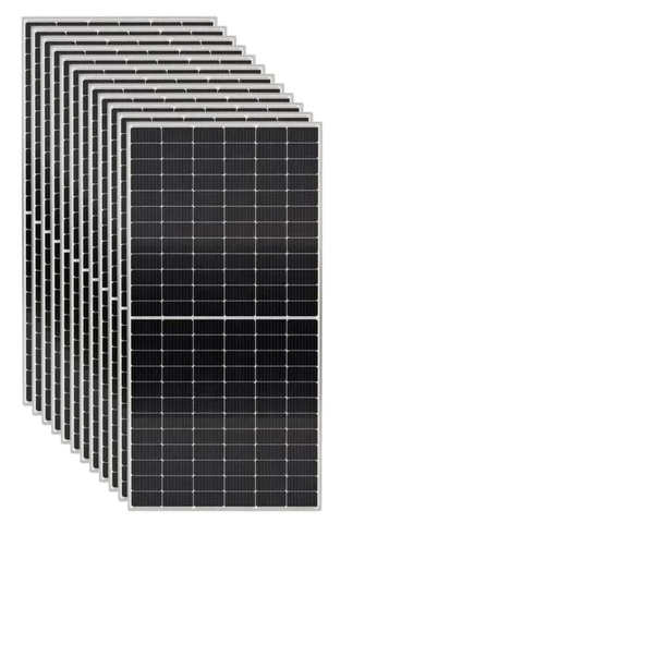 Güneş Enerjisi Solar Paketi 5.6kva İnverter 550 watt Güneş Paneli 48V 50 Amper Lityum Akü - Resim 5