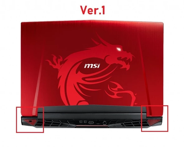 MSI MS-1781 Lcd Cover Kapak Kırmızı V1