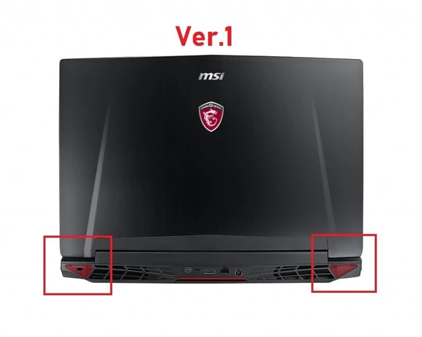 MSI GT72VR7RD Lcd Cover Kapak Siyah V1