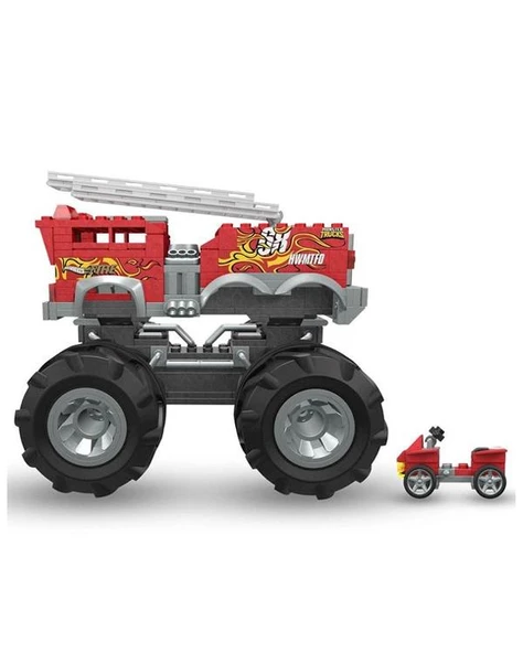 Hot Wheels Mega 5 Alarm Monster Truck İtfaiye Aracı HHD19 - 5