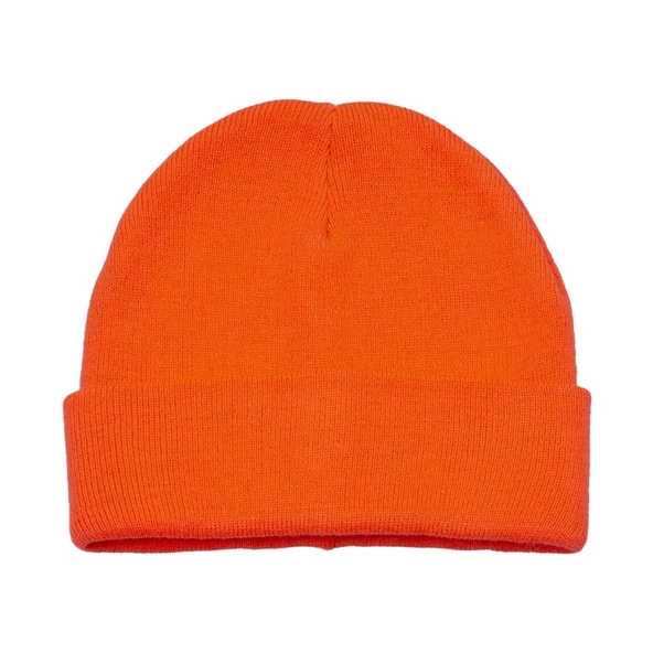 Neon Turuncu Basic Bere Unisex  Turuncu Bere  Neon Turuncu Standart - 2