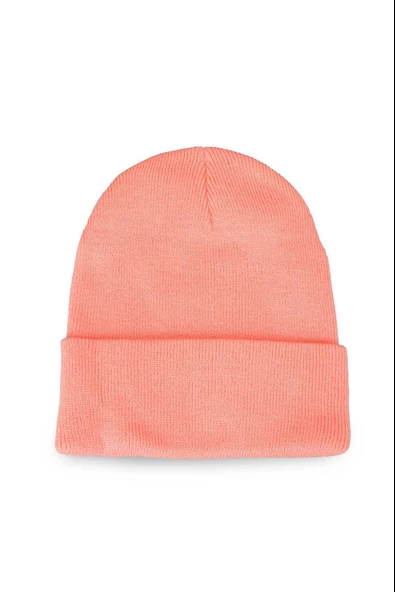 Neon Turuncu Basic Bere Unisex Turuncu Bere Yavru Ağzı Standart