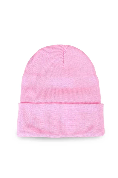 Neon Turuncu Basic Bere Unisex Turuncu Bere Pembe Standart