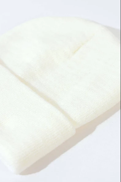 Neon Turuncu Basic Bere Unisex Turuncu Bere Beyaz Standart - 2