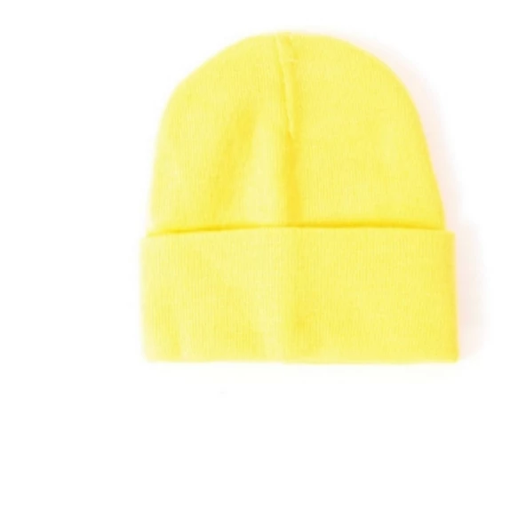 Neon Turuncu Basic Bere Unisex Turuncu Bere Sarı Standart - 5