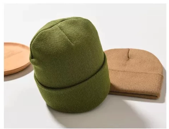 Neon Turuncu Basic Bere Unisex Turuncu Bere Haki Standart - 3