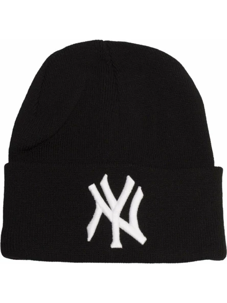 Ny  New York Yankees Nakışlı Bere  Siyah - Beyaz Tek Beden - 1
