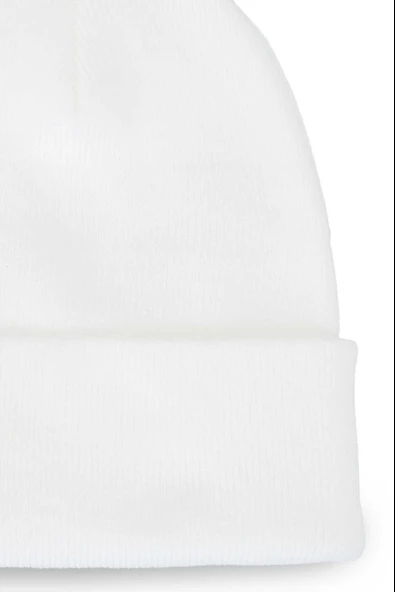 Neon Turuncu Basic Bere Unisex Turuncu Bere Beyaz Standart - 4